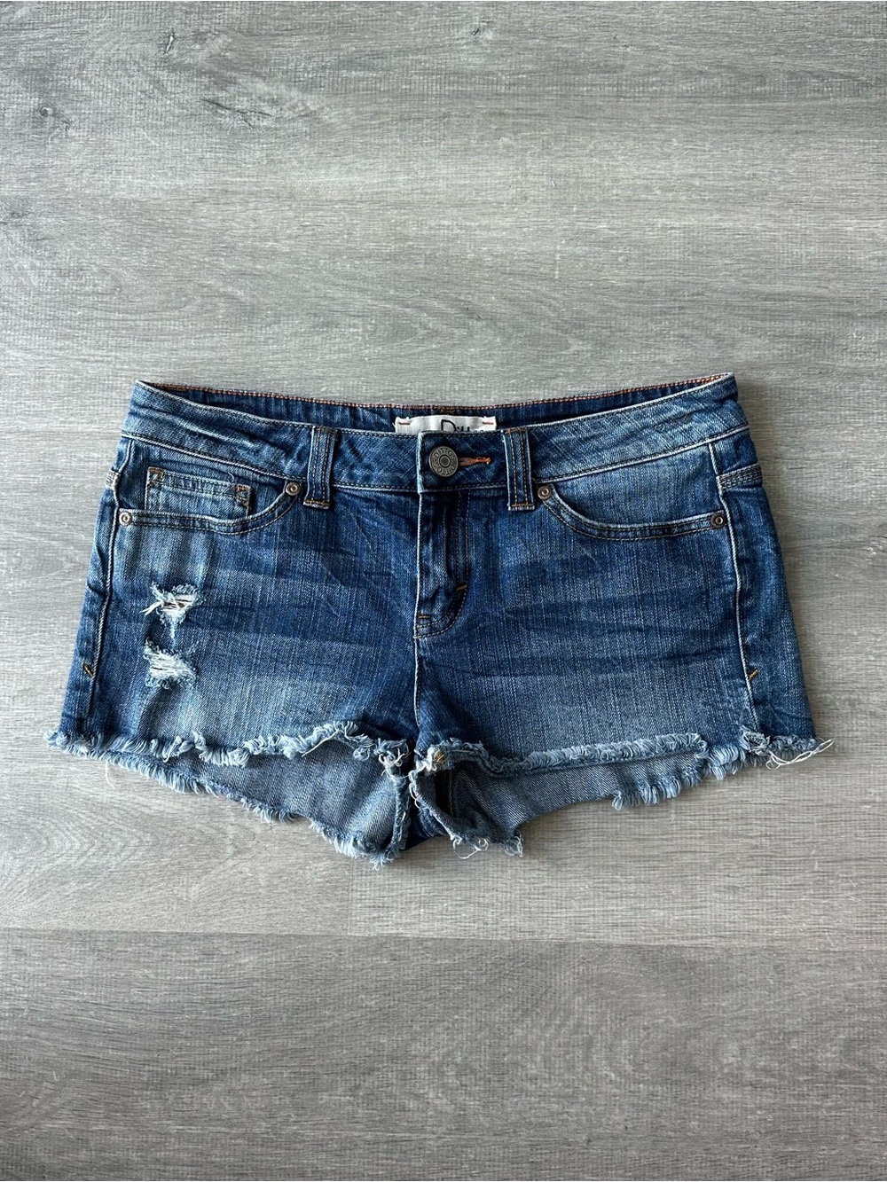 Y2K Dittos Blue Denim Low Rise Shorts